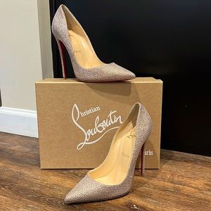 Christian Louboutin So Kate Glitter ✨ pump heels